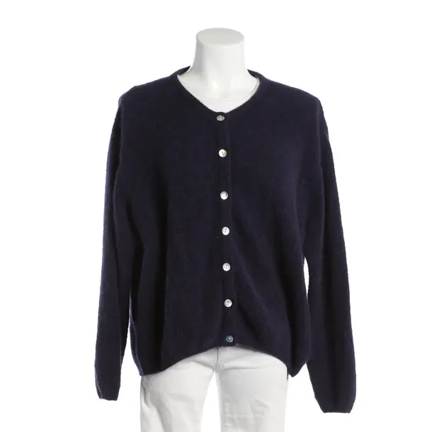 Cardigan, in Navy, Wool, American Vintage
