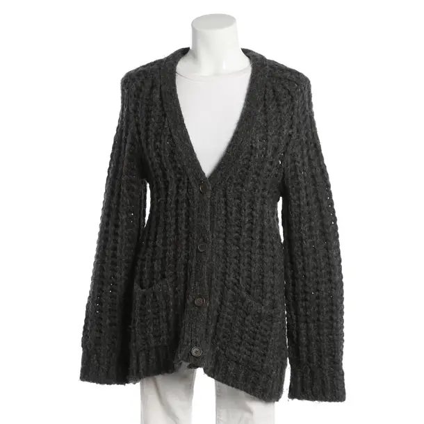 Strickjacke, in Grau, Wolle, Anine Bing