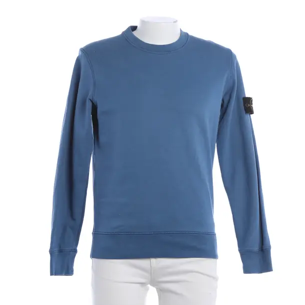 Felpa, in Blu, Cotone, Isola di pietra