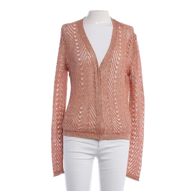 Cardigan, in Orange, Cotton, Twin Set