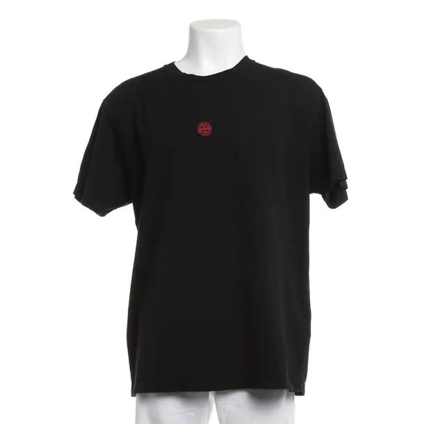 T-Shirt, in Schwarz, Baumwolle, Stone Island