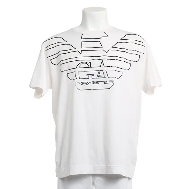 Maglietta, in Bianco, Cotone, Emporio Armani