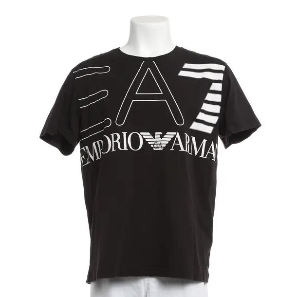 Maglietta, in Nero, Cotone, Emporio Armani