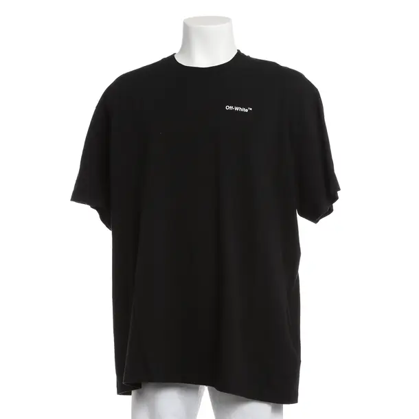 T-Shirt, in Schwarz, Baumwolle, Off-White