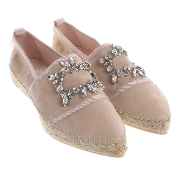 Espadrilles, in Hellrosa, Roger Vivier