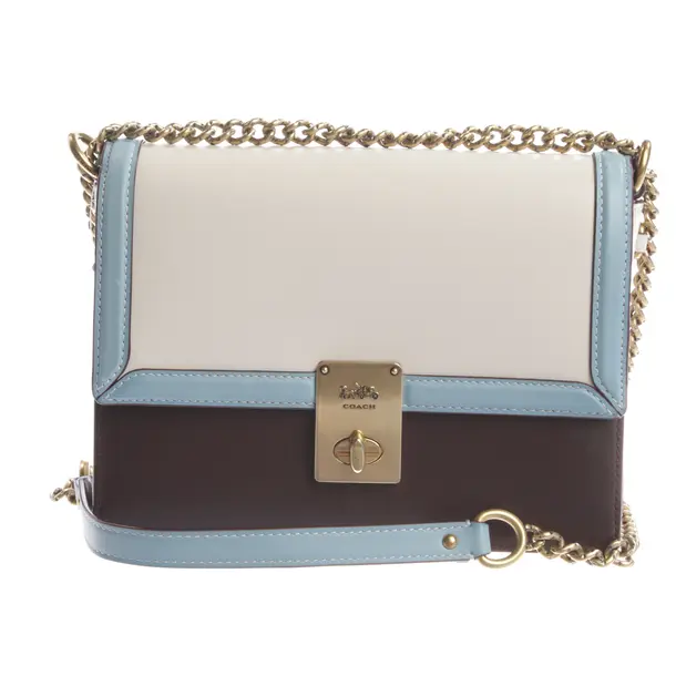 Schultertasche, in Mehrfarbig, Leder, Coach