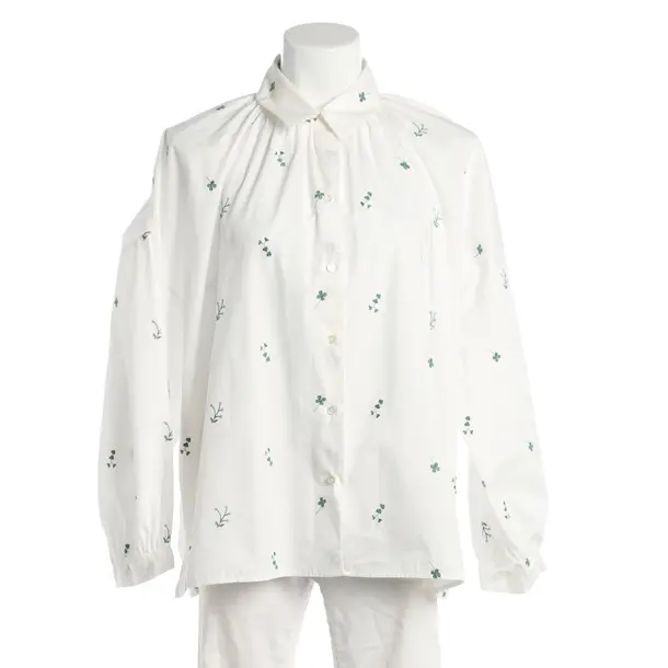 Blouse, in White, Cotton, Max Mara