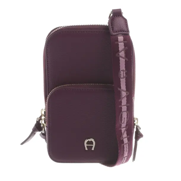 Phone Case, in Purple, Leather, Aigner