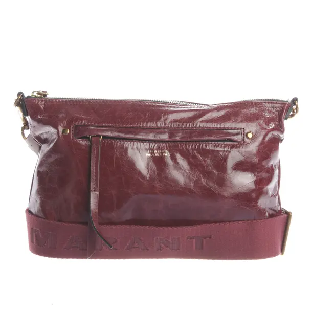 Shoulder Bag, in Bordeaux, Leather, Isabel Marant