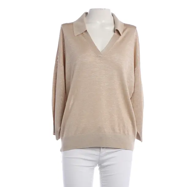 Pullover, in Beige, Baumwolle, Peserico