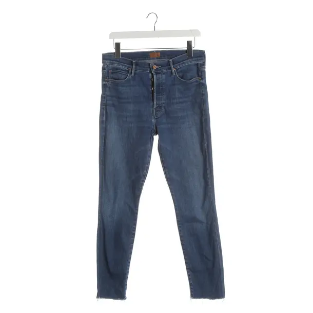 Slim Fit Jeans, in Blue, Cotton, Mother