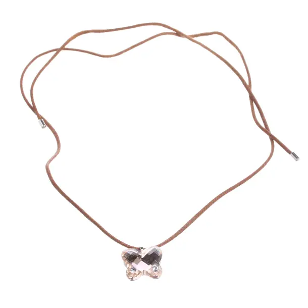 Collana, in Marrone chiaro, Metallo (metallico, metallizzato), Swarovski