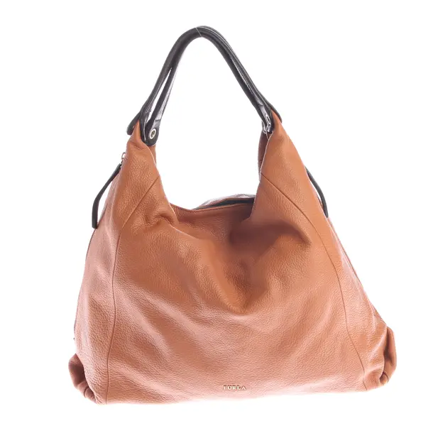 Handtasche, in Hellbraun, Leder, Furla