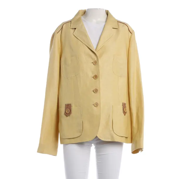Blazer, in Giallo, Lino, Bogner