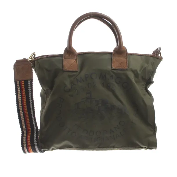 Handbag, in Green, Polyamide, Campomaggi