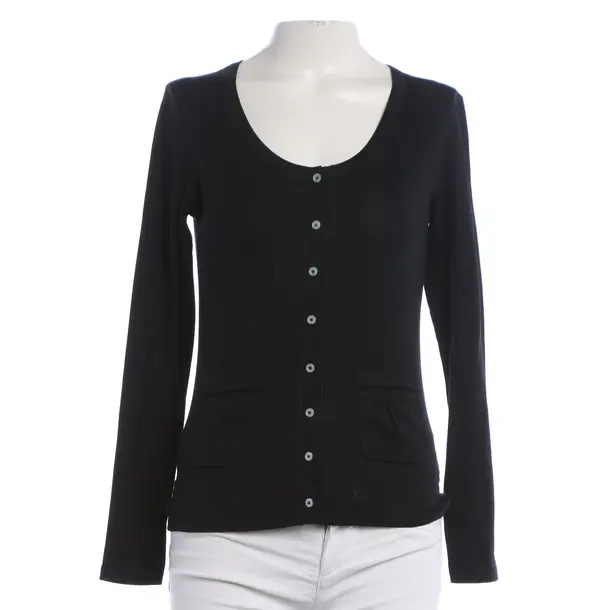 Cardigan, in Black, Cotton, Marc Cain