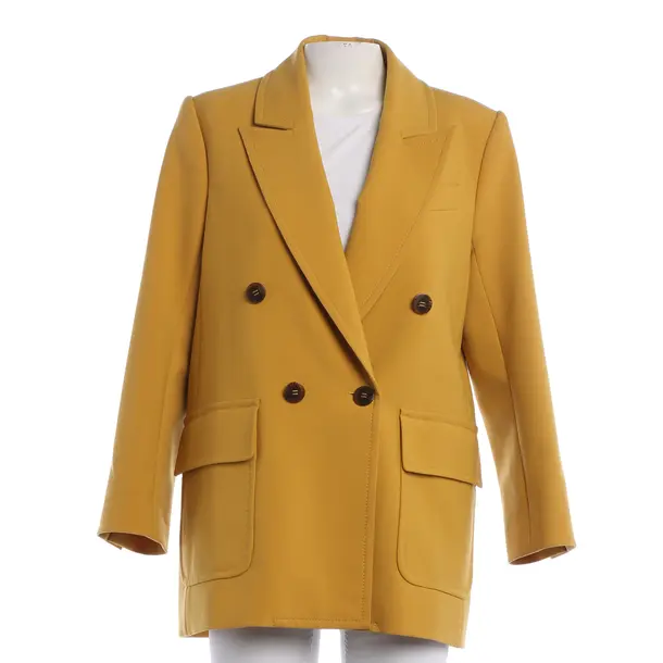 Blazer, in Mustard Yellow, Polyester, Zimmermann