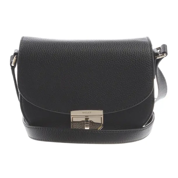 Shoulder Bag, in Black, Leather, Bally