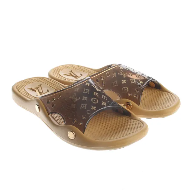 Slides, in Schwarz, Louis Vuitton