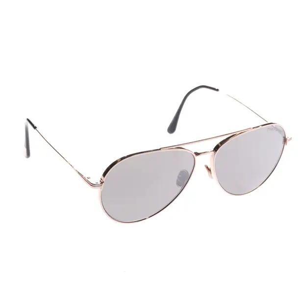 Sonnenbrille, in Gold, Kunststoff / Metall, Tom Ford