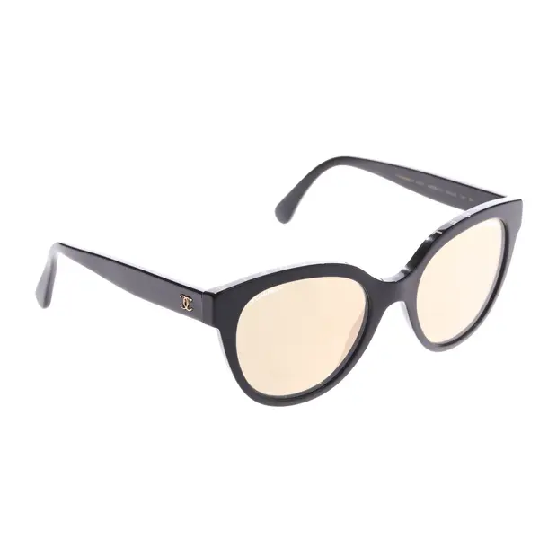 Sonnenbrille, in Schwarz, Kunststoff, Chanel