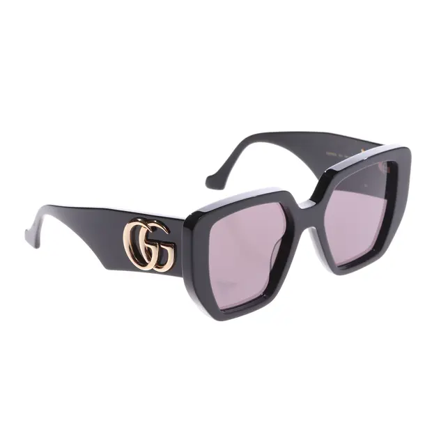 Sonnenbrille, in Schwarz, Kunststoff, Gucci