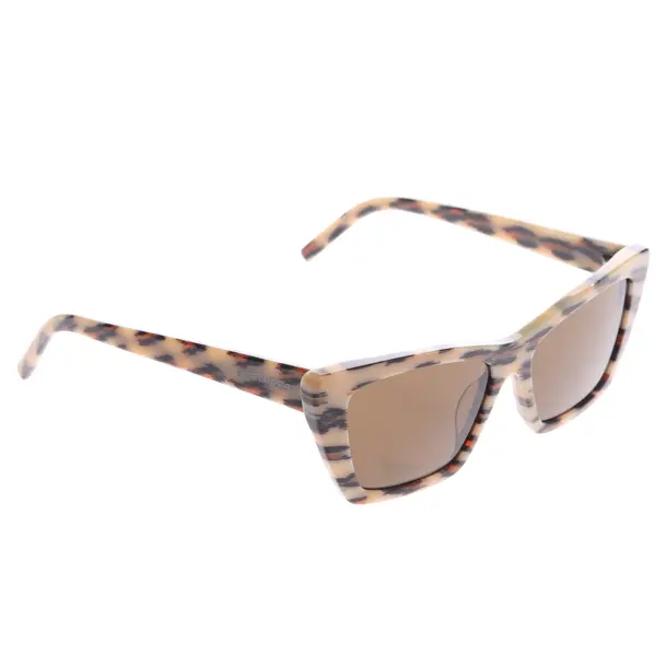 Sunglasses, in Light Brown, Synthetic, Saint Laurent