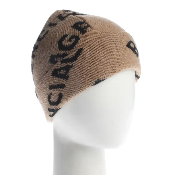 Cappello, in Marrone chiaro, Lana, Balenciaga