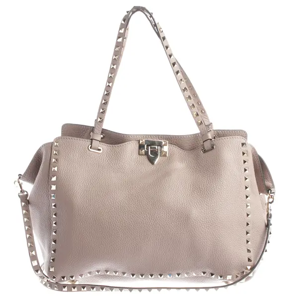 Schultertasche, in Hellrosa, Leder, Valentino