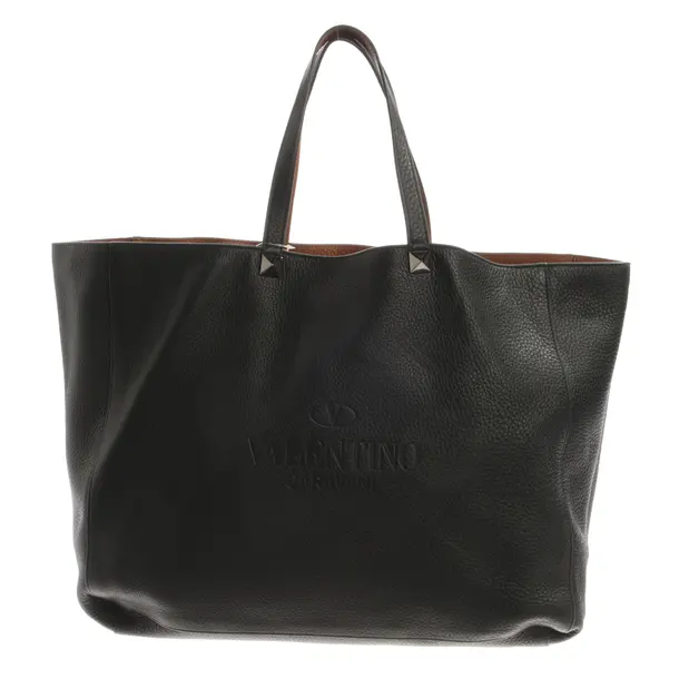 Wendeshopper, in Schwarz, Leder, Valentino