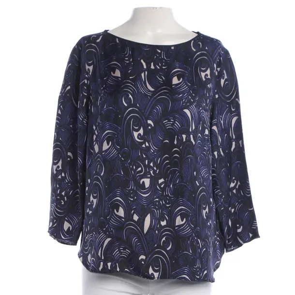 Blouse, in Navy, Silk, Windsor