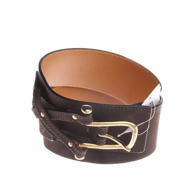 Cinture, in Marrone scuro, Pelle, Van Laack