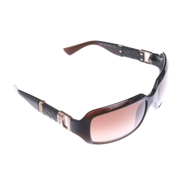 Sonnenbrille in Braun, Kunststoff, Fendi