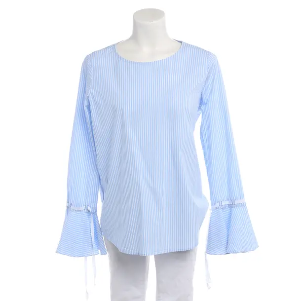 Blouse in Blue, Cotton, Van Laack