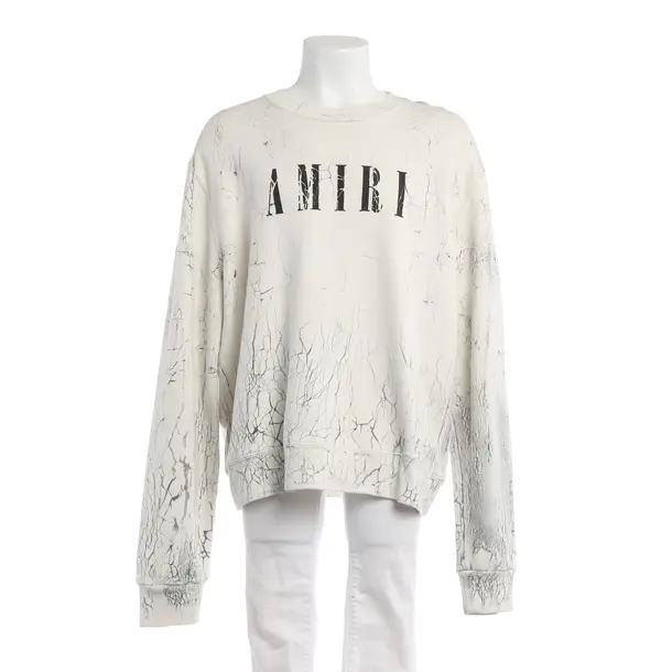 Sweatshirt in White, Cotton, Amiri