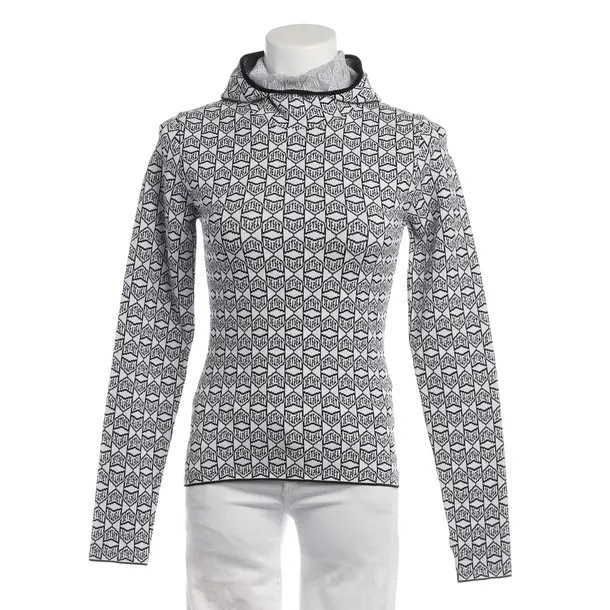 Hoodie in Black, Viscose, Jet Set