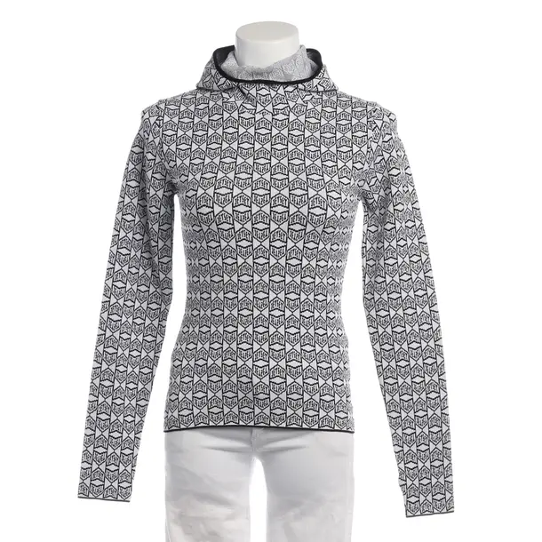 Hoodie in Black, Viscose, Jet Set