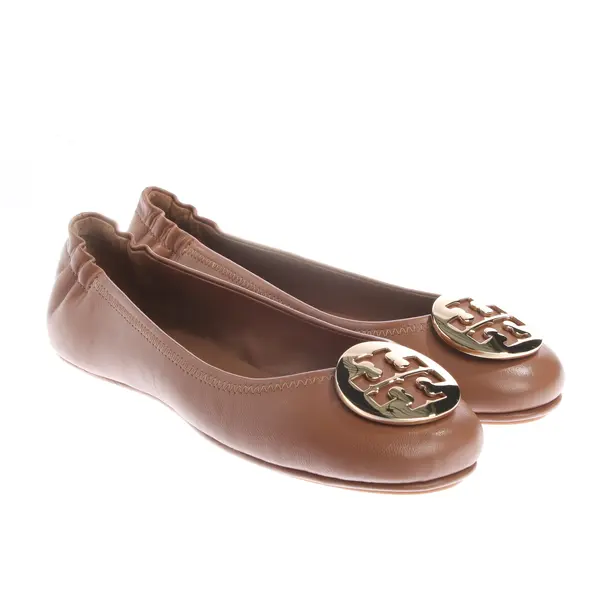 Ballerinas in Braun, , Tory Burch