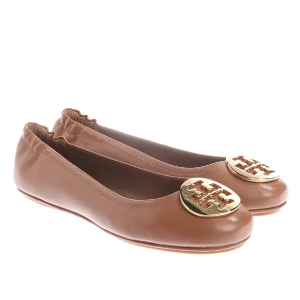 Ballerinas in Braun, , Tory Burch