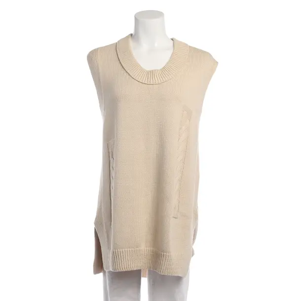 Sweater Vest in White, Cotton, Tiger of Sweden
