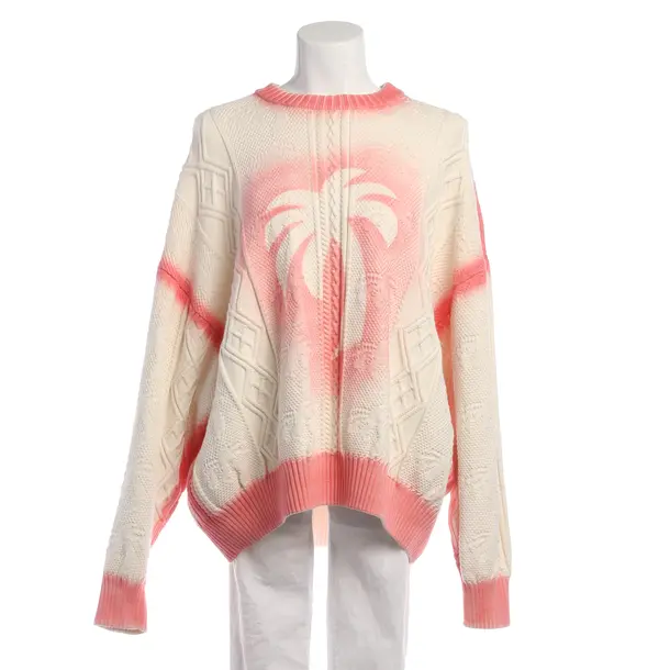Jumper in White, Cotton, Palm Angels