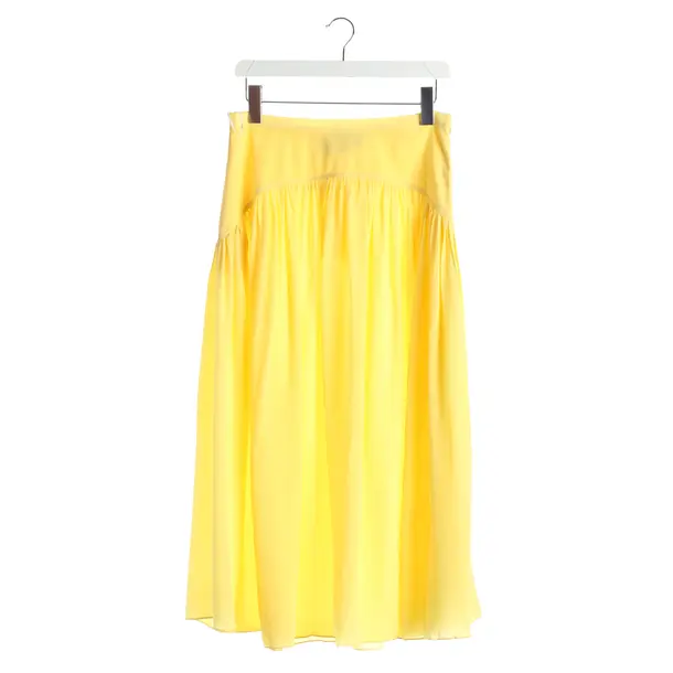 Skirt, in Yellow, Silk, Marni