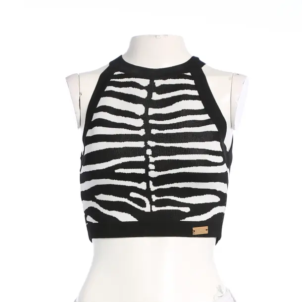 Top, in Black, Viscose, Balmain