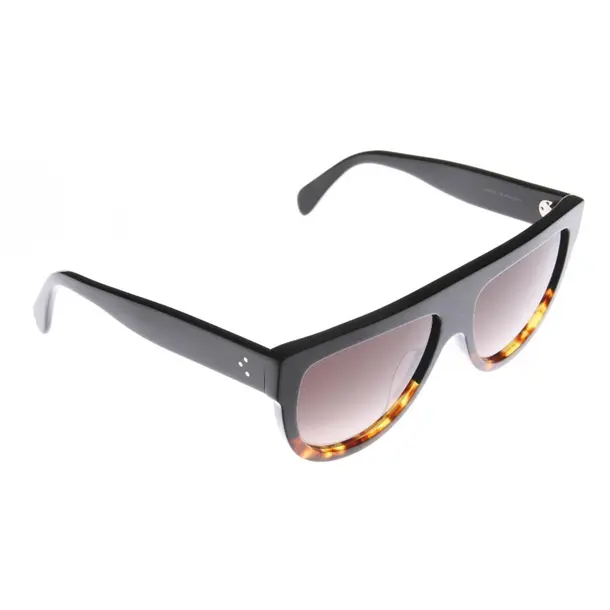 Sonnenbrille in Schwarz, Kunststoff, Céline