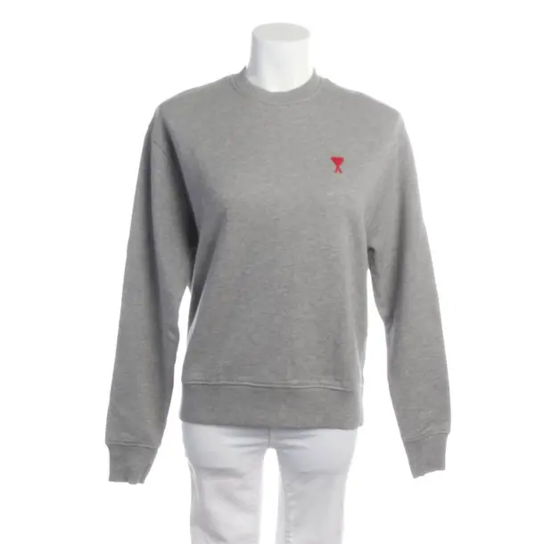 Sweatshirt in Gray, Cotton, Ami Paris
