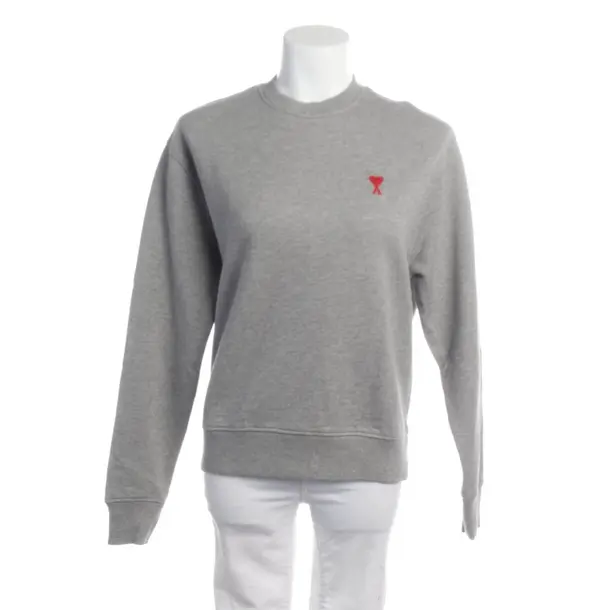 Sweatshirt in Gray, Cotton, Ami Paris