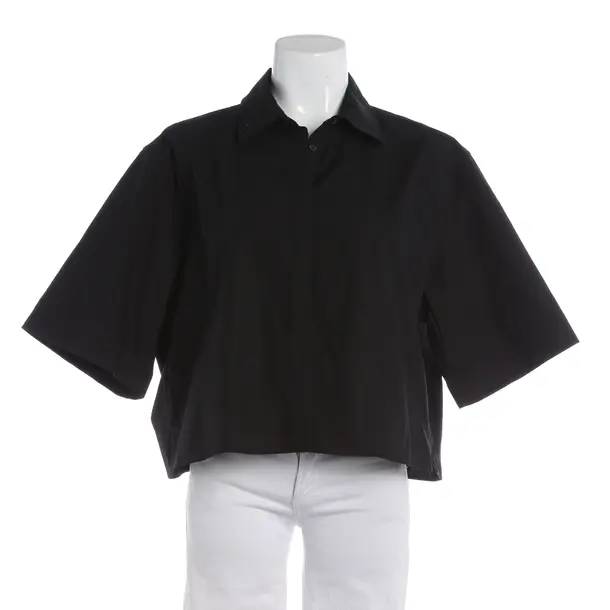 Bluse, in Schwarz, Baumwolle, Totême