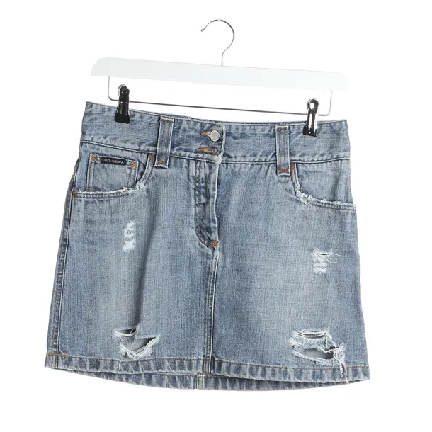 Rock in Blau, Baumwolle, Dolce & Gabbana