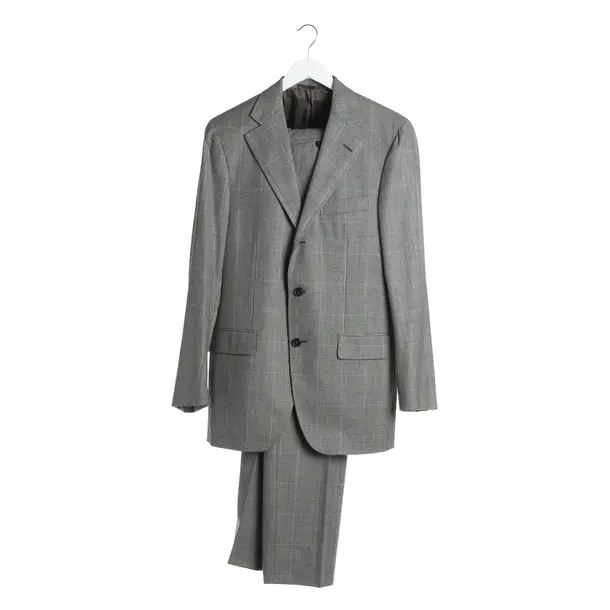 Suit in Gray, Cotton, Caruso
