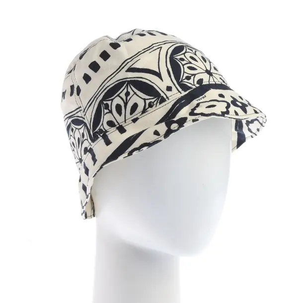 Hat in White, Cotton, Prada
